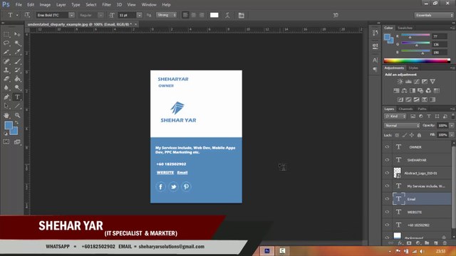 HTML 5 SIGNATURE - WITH PHOTOSHOP SLICE TOOL