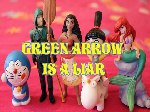 GREEN ARROW IS A LIAR DORAEMON MOANA AGNES GRU LITTLE MERMAID ACTION FIGURES Toys BABY Videos CW SERIES JUSTICE LEAGUE,