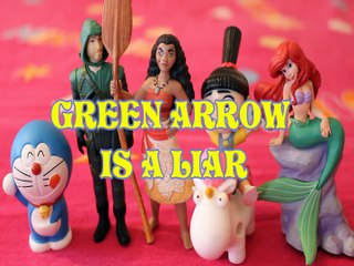 GREEN ARROW IS A LIAR DORAEMON MOANA AGNES GRU LITTLE MERMAID ACTION FIGURES Toys BABY Videos CW SERIES JUSTICE LEAGUE,