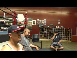 Pelos Garcia Getting Ready For Jose Roman