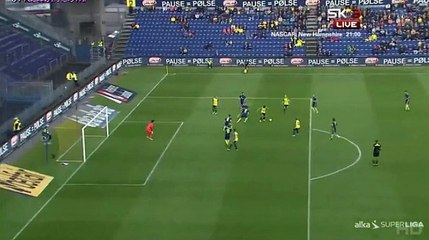 Besar Halimi GOAL HD - Brondby 3-0 Midtjylland 16.07.2017