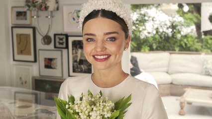 Watch Miranda Kerr’s Fairy-Tale Wedding Dress Fitting