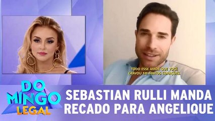 Sebastian Rulli manda recado especial para Angelique