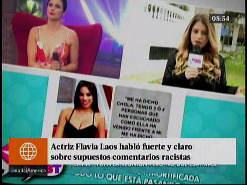 Actriz Flavia Laos hablo fuerte y claro sobre supuestos comentarios Racistas