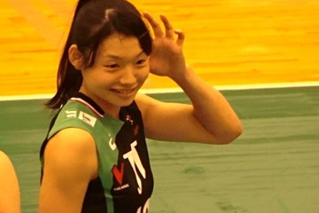 井上琴絵選手(Kotoe Inoue)JTマーヴェラス【ﾊﾞﾚｰﾎﾞｰﾙVﾌﾟﾚﾐｱﾘｰｸﾞ女子2016-2017】2016.11.5川越運動公園総合体育館