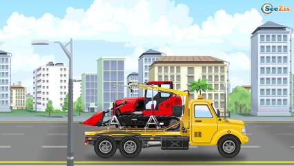 Мультик про ТРАКТОР и ГРУЗОВИК Видео для детей Русская Озвучка