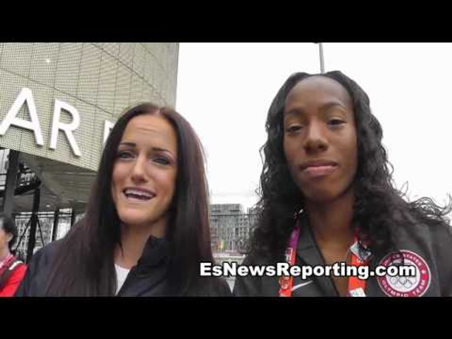 ⁣USA Track & Field Stars Brigetta Barrett and Georganne Moline - invade london