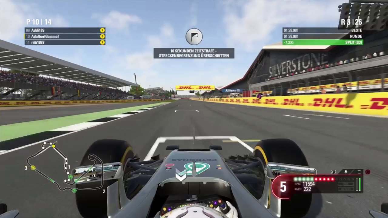 F1 2016 Silverstone Saison 2
