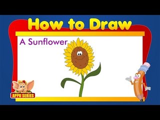 Learn to Draw Flower - Draw a Sunflower