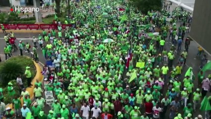 Miles de dominicanos piden frenar corrupción e impunidad tras caso Odebrecht
