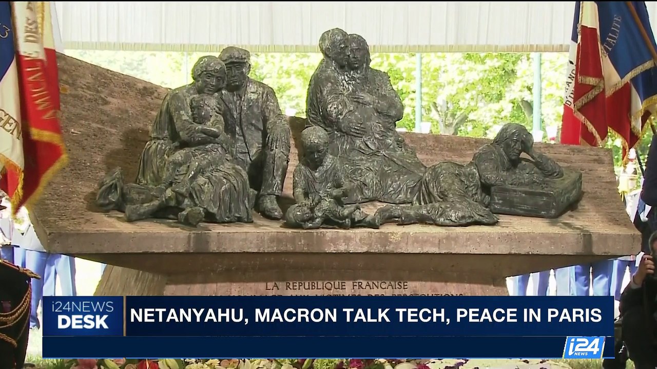 i24NEWS DESK | Netanyahu, Macron talck tech, peace in Paris | Sunday, July 16th 2017