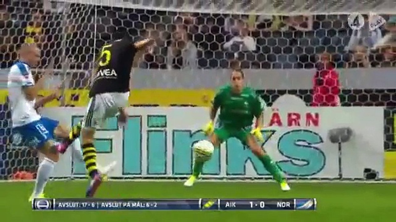 AIK 1:0 Norrkoping	(Swedish Allsvenskan 16 July 2017)