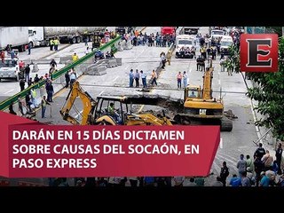 Tardaran 15 días en dar peritaje de socavón en Paso Express