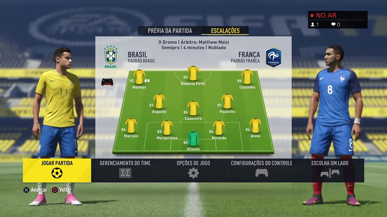 Brasil x França