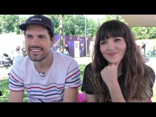 Oh Wonder interview - Josephine and Anthony @pinkpop
