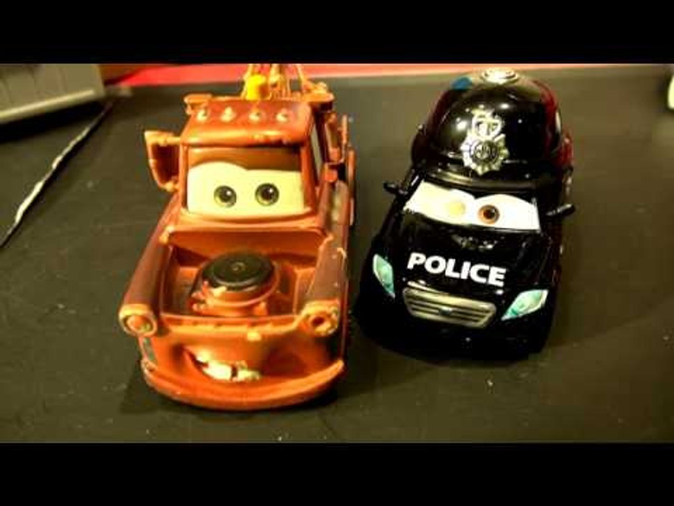Disney Pixar Cars 2 Spy Mater saves Finn and Holly from the Lemons Professor Z and Miles
