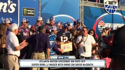 Atlanta Motor Speedway GM Pays Off Super Bowl LI Wager
