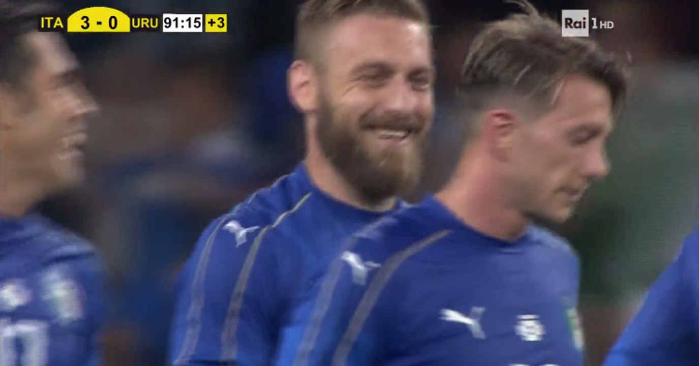 3-0 De Rossi Penalty Goal HD - Italy vs Uruguay 07.06.2017 HD