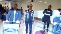 Hailey Baldwin Is The Queen Of Cool In Studded Leather Biker Jacket At LAX