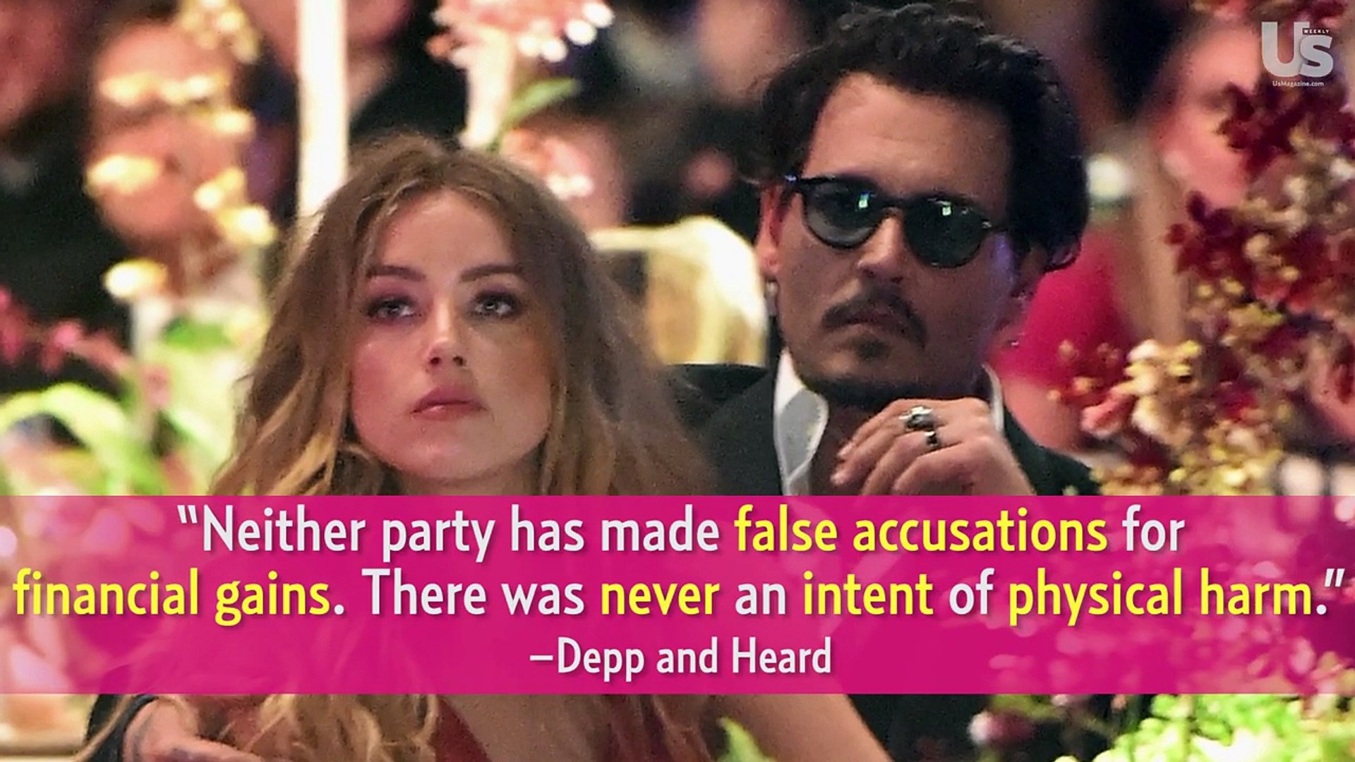⁣Johnny Depp and Amber Heard Settle Divorce Case