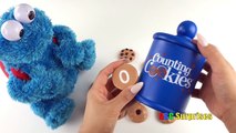 Galleta galleta Conde contando de la alimentación comida para Niños Aprender monstruo para juguetes con 1-10 pl