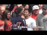 floyd mayweather post pacquiao fight - manny is a good fight i will fight in spet EsNews