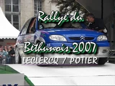 Rallye du Béthunois 2007