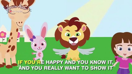 SI ERES FELIZ Y LO SABES - EN INGLÉS ♫ Canciones Infantiles HD-I6JA2nr