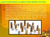 Lead Poisoning Claims Even More Victims