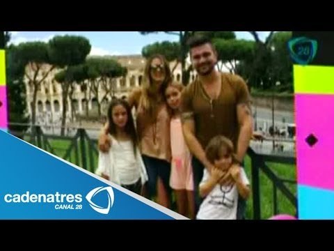 Juanes y su familia de vacaciones en Roma, Italia / Juanes and his family vacation in Rome, Italy