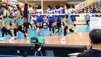 ＪＴ×東レ　キッズエスコート～試合開始前　2017.2.12