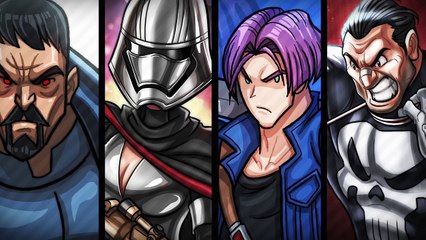 CARHOO Draws【 Deadpool x Deathstroke 】Ft. Harley Quinn