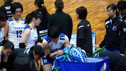 PFU女子バレー（江畑、新井、清水など）