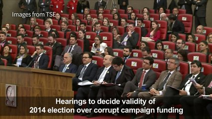 Brazil court opens session that could topple president