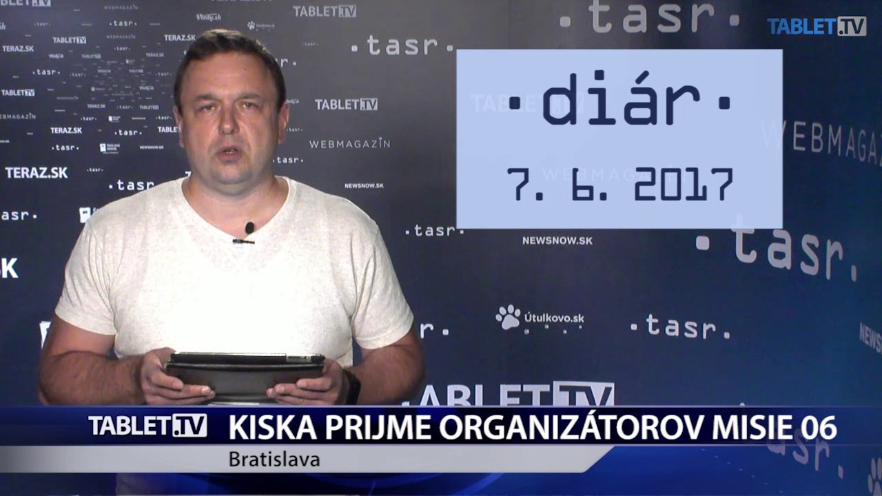 DIÁR: Prezident Kiska prijme organizátorov podujatia MISIA 06