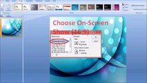 Set full screen slide in PowerPoint || Change screen resolution in MS PowerPoint