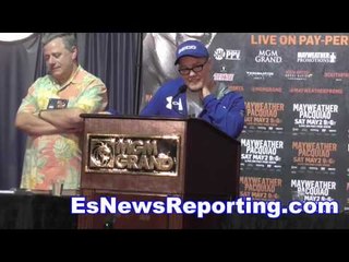 freddie roach worried about floyd mayweather gloves - EsNews