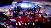 299.Fan Reactions- Canada vs. Sweden Gold Medal Game - Sochi 2014