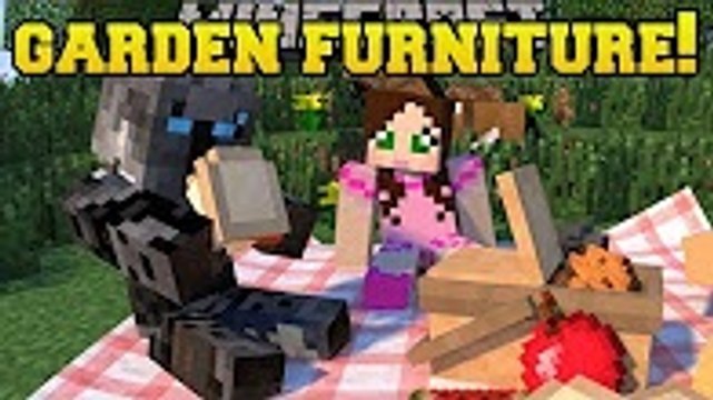 PopularMMOs Minecraft׃ GARDEN FURNITURE!!! (GAZEBO, HAMMOCK, BENCHES & TABLES!) Custom Command