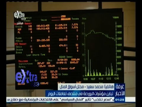 #غرفة_الأخبار | تباين مؤشرات البورصة في منتصف تعاملات اليوم