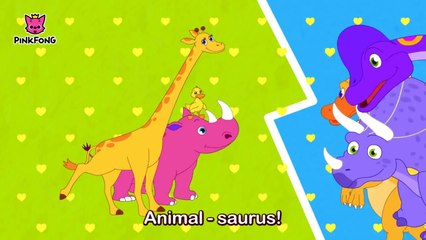 Animal-Saurus _ Dinosaur Songs _ PINKFONG