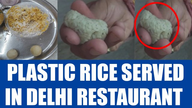Delhi restaurant serves plastic rice, picture goes viral | Oneindia News