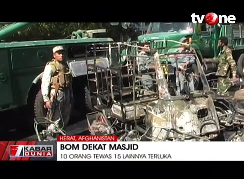 Ledakan Bom Dekat Masjid Tewaskan 10 Orang