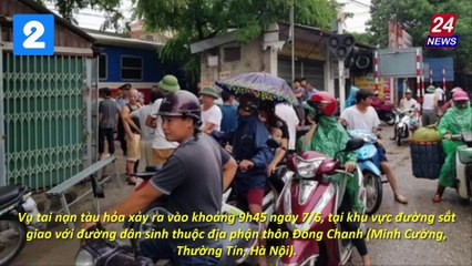 Qua đường bất cẩn, người phụ nữ bị tàu hỏa tông chết