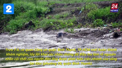 Phát hiện xác người không mặc áo trên sông Sài Gòn