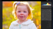 Adobe Lightroom Tutorial- Child Portrait Edit, Add A Fake Sun Lens Flare