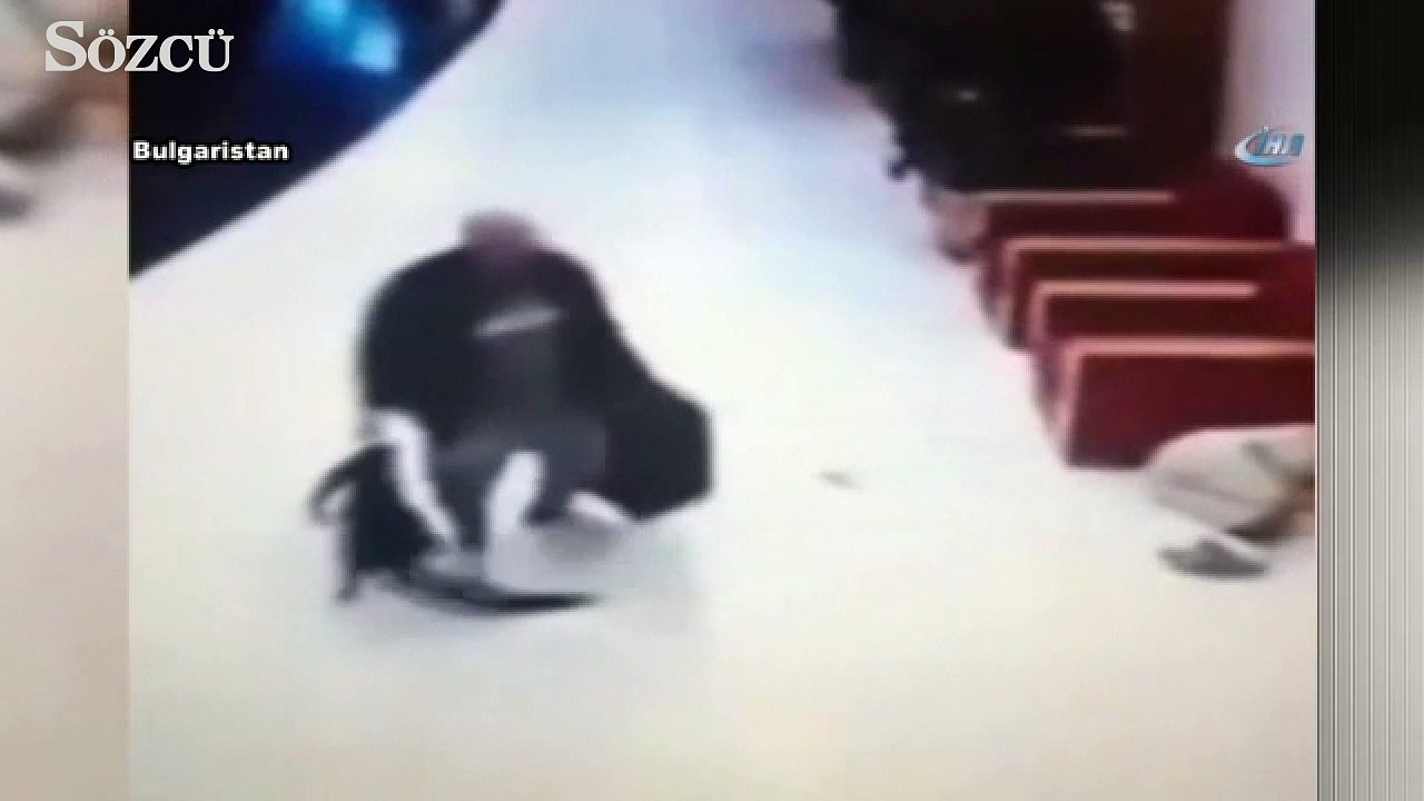 Attığı bu tekmeyle, kadının çenesini kırdı