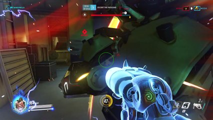 Overwatch: When Mercy doesn't have res, she saves the game in a different way!