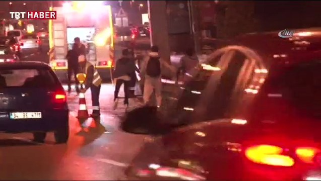 Patenli gençler E-5'de ölüme meydan okudu