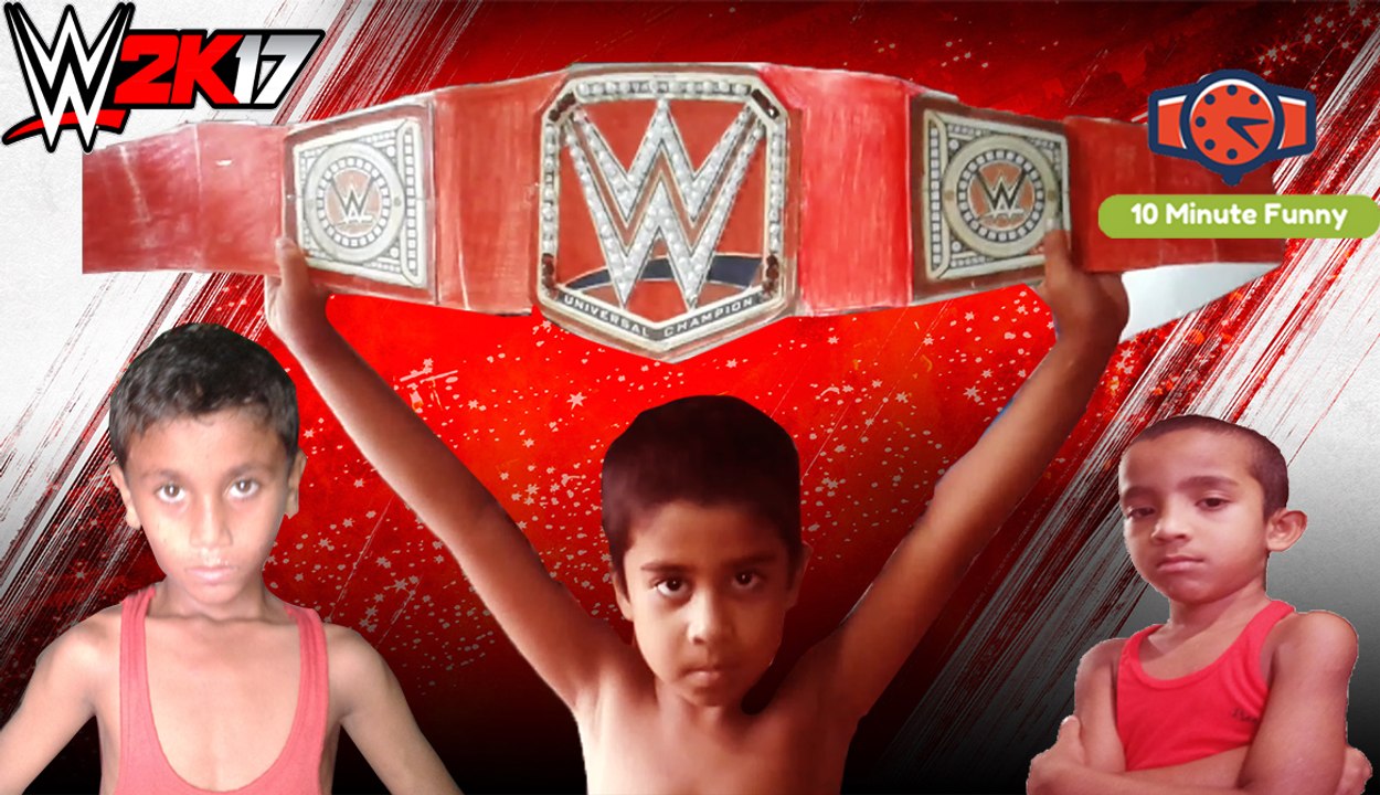 wwe kids wrestling  universal championship match ray mastario vs roman reigns  10 minute funny